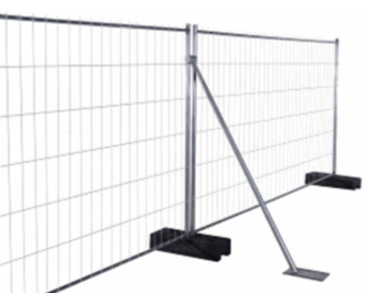Fence wind support post, Euro 195cm