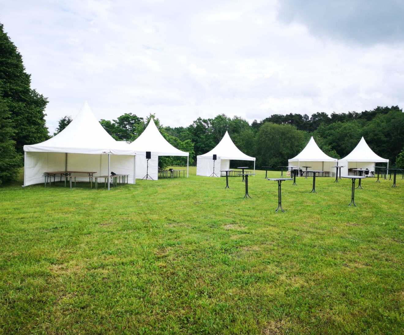 Pagoda komplektne telk 5x5m