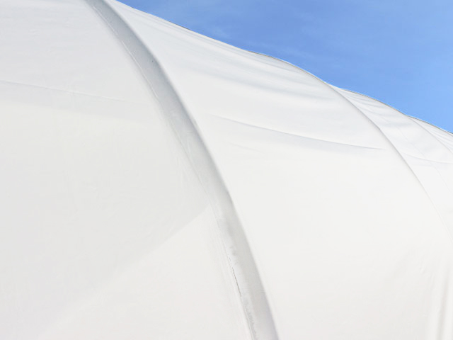 Konteinerite katus 6x6m, roheline, tulekindel PVC 720g/m2