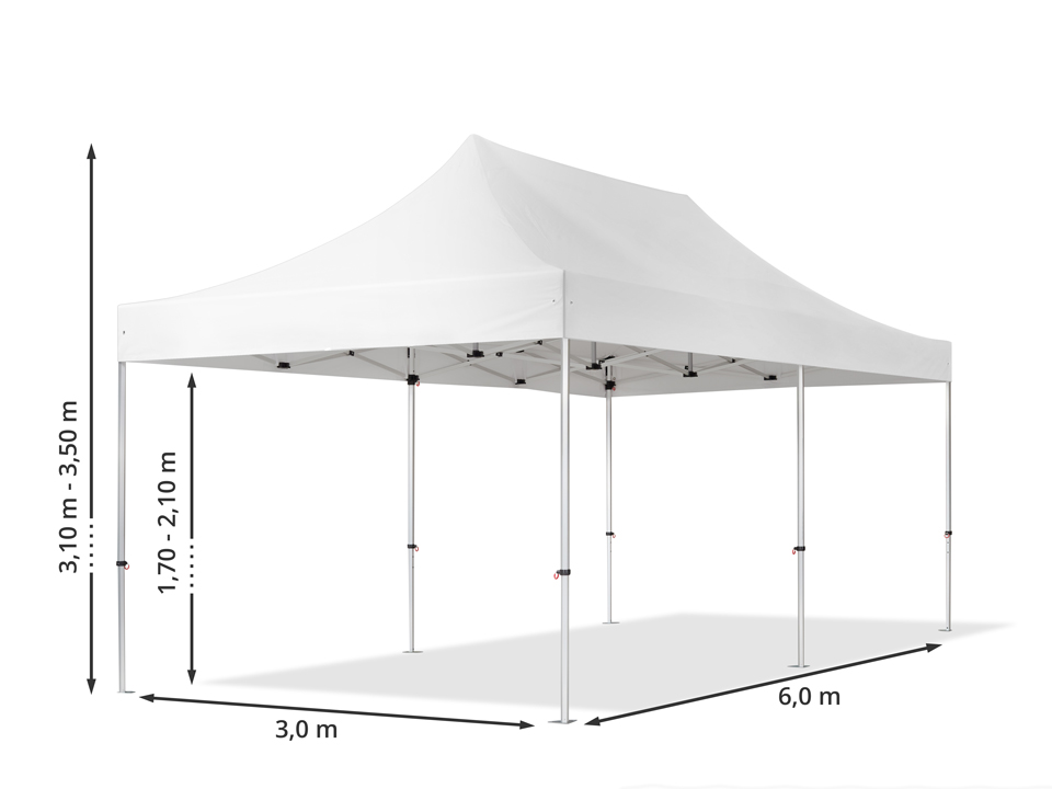 Pop up палатка PRO 3x6м карбоновый каркас 50 мм