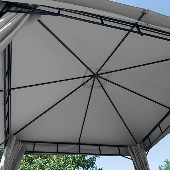 Aiapaviljon Sunset Classic 3x3m, PU 180g/m2, helehall