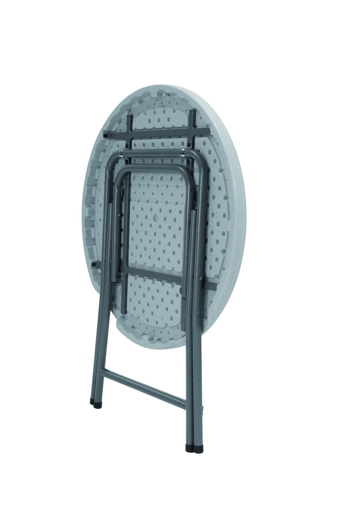 Ümmargune madal pukklaud 80cm x h-74cm, valge