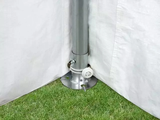 Peo- ja aiatelk 3x6m, valge, PE 450g/m2