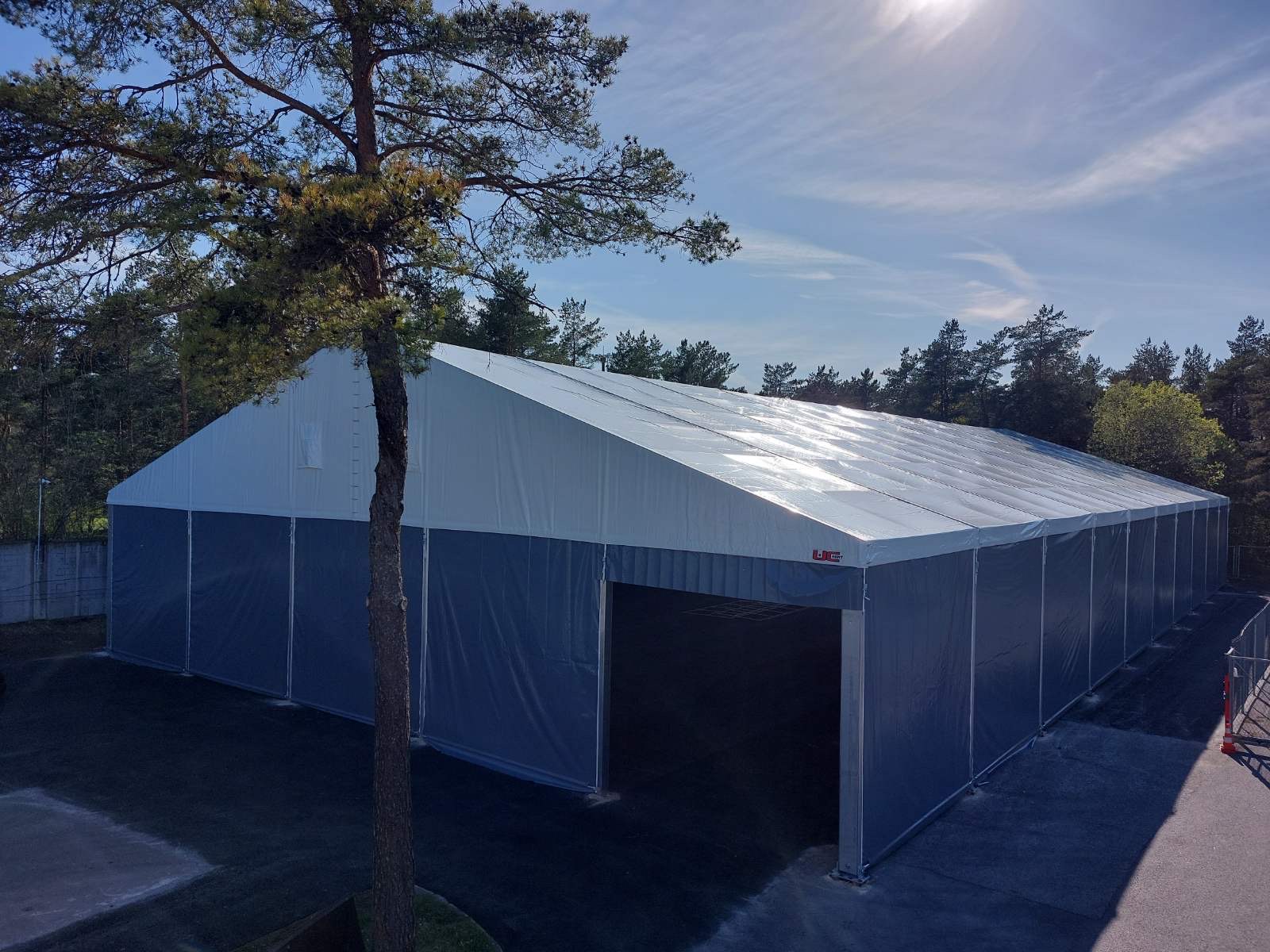 PVC hall 25x50x5m - järeltellitav