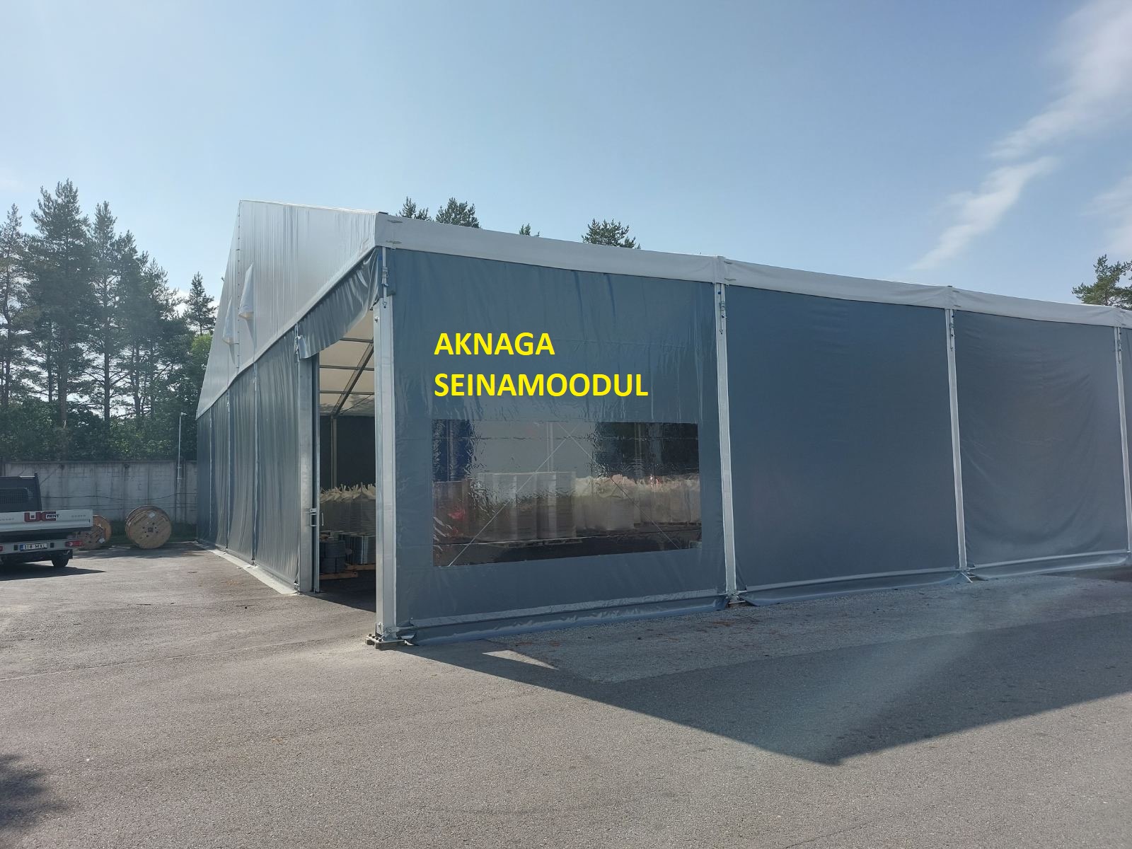 PVC hall 25x50x5m - järeltellitav
