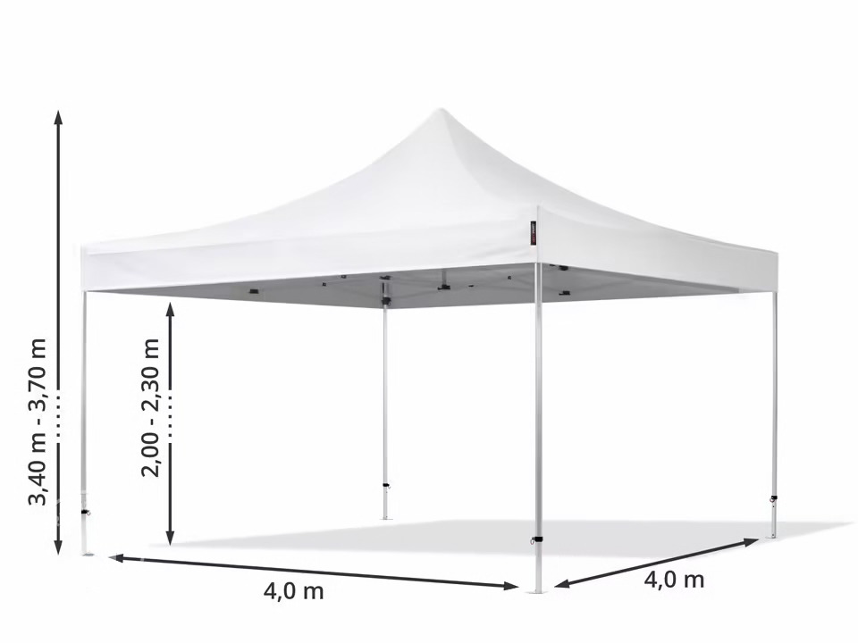 Pop up telk 4x4m, hall