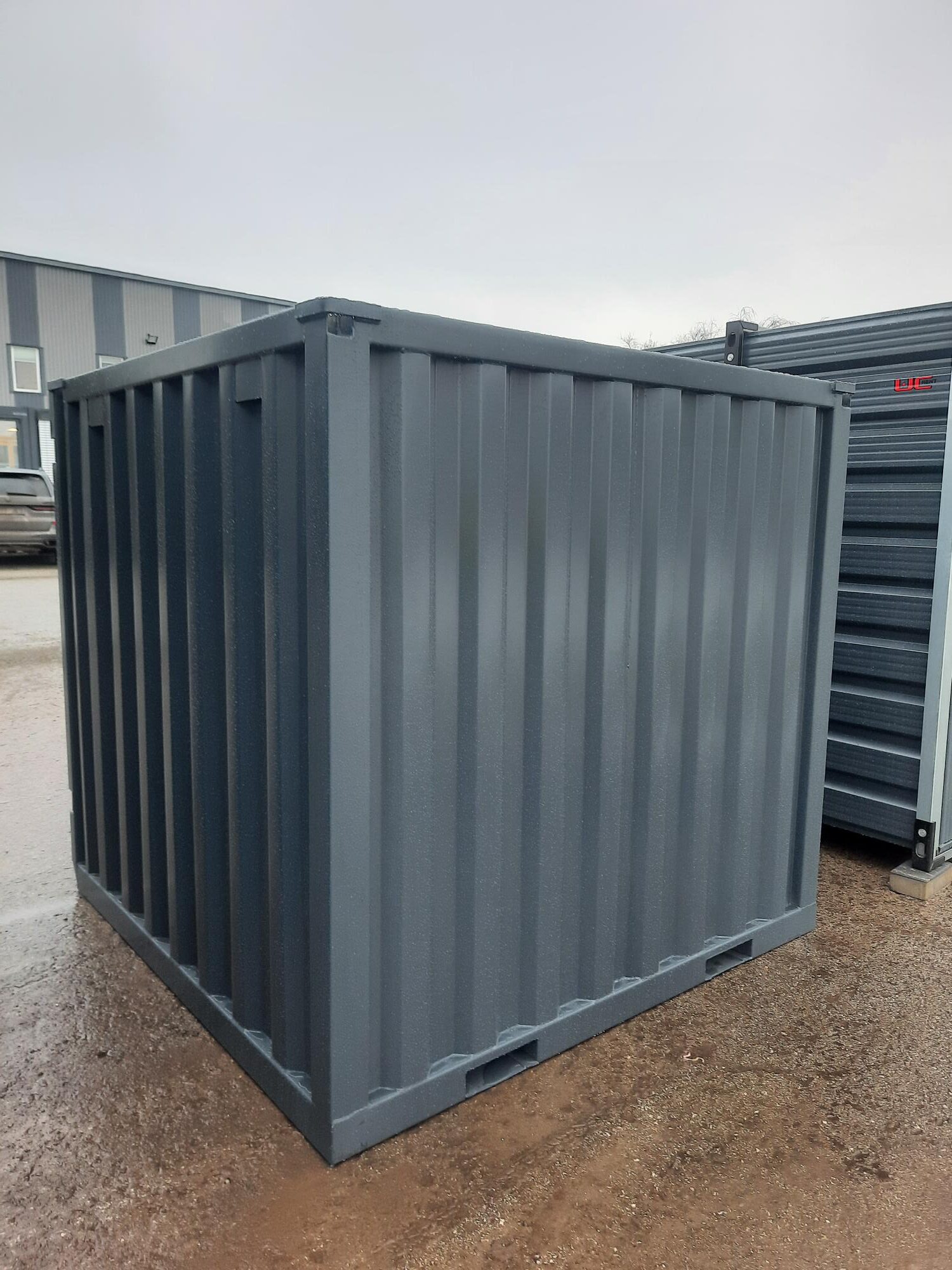 Laokonteiner 6´ ne 1,98 x 1,95m, tumehall RAL 7016
