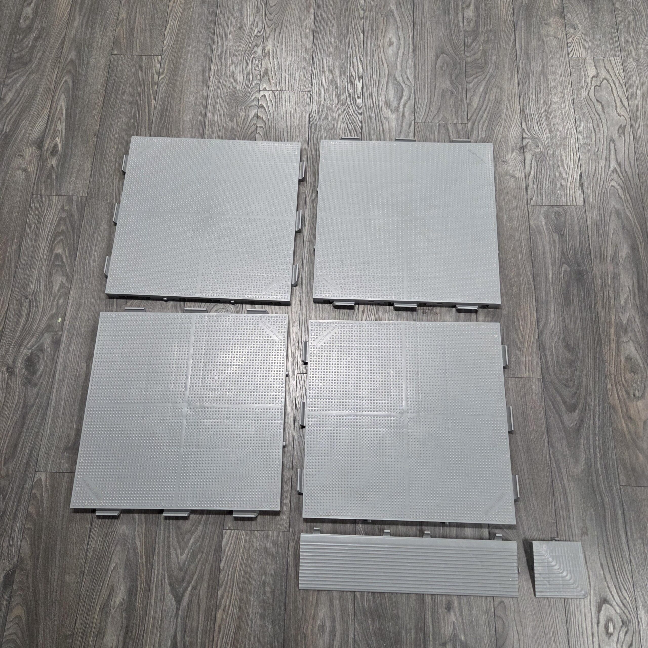Plastic floor Evo-floor 0.5x0.5m, gray