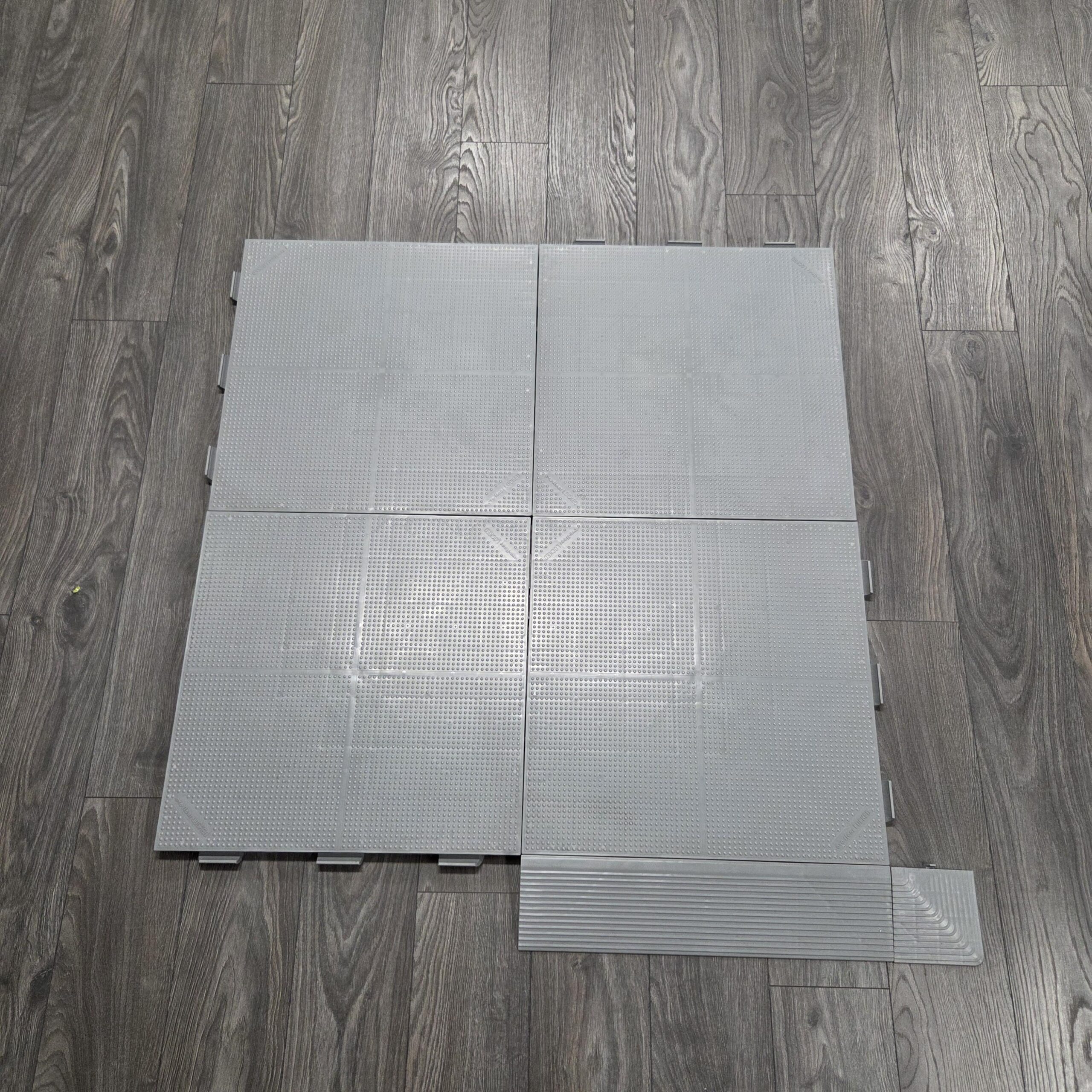 Plastic floor Evo-floor 0.5x0.5m, gray