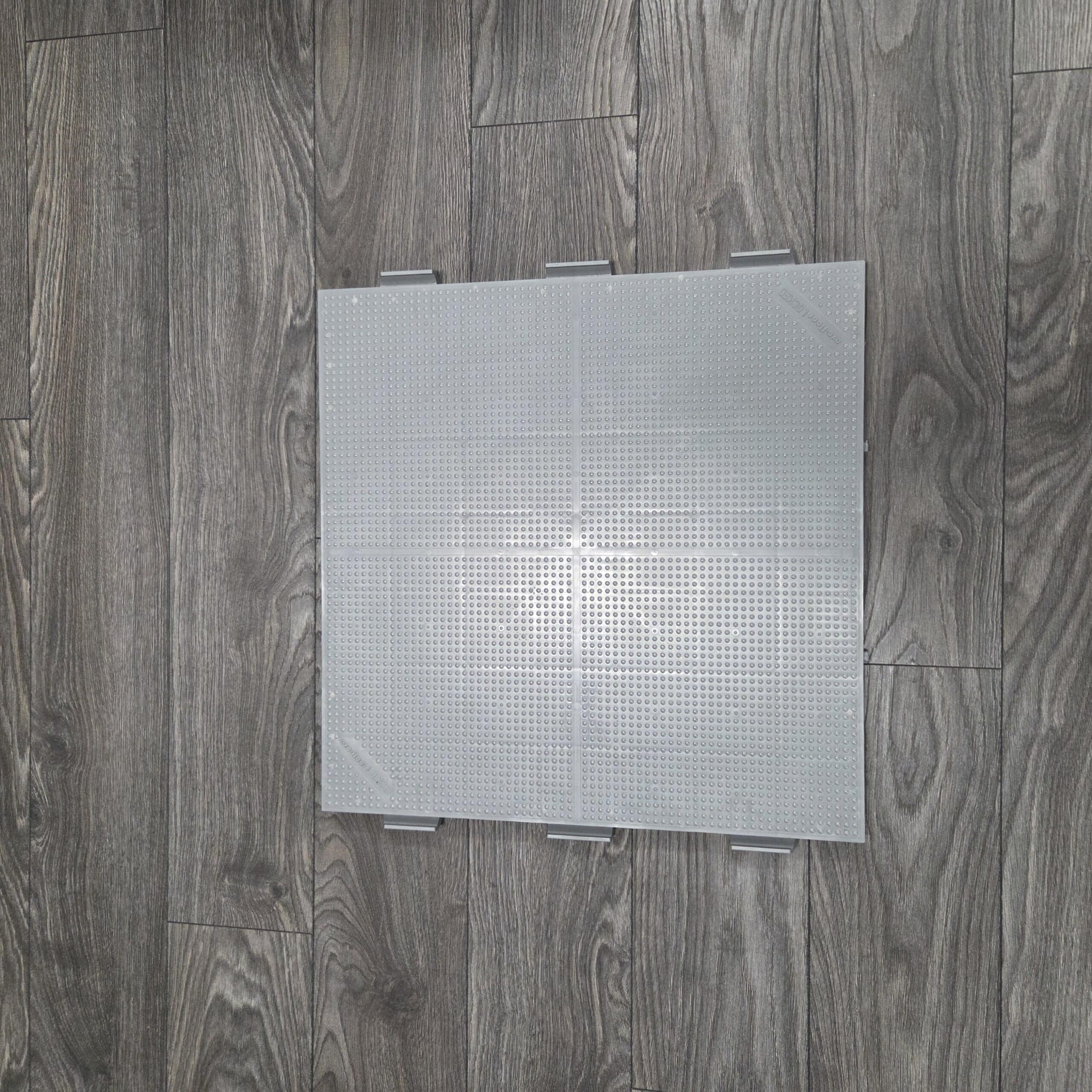Plastic floor Evo-floor 0.5x0.5m, gray