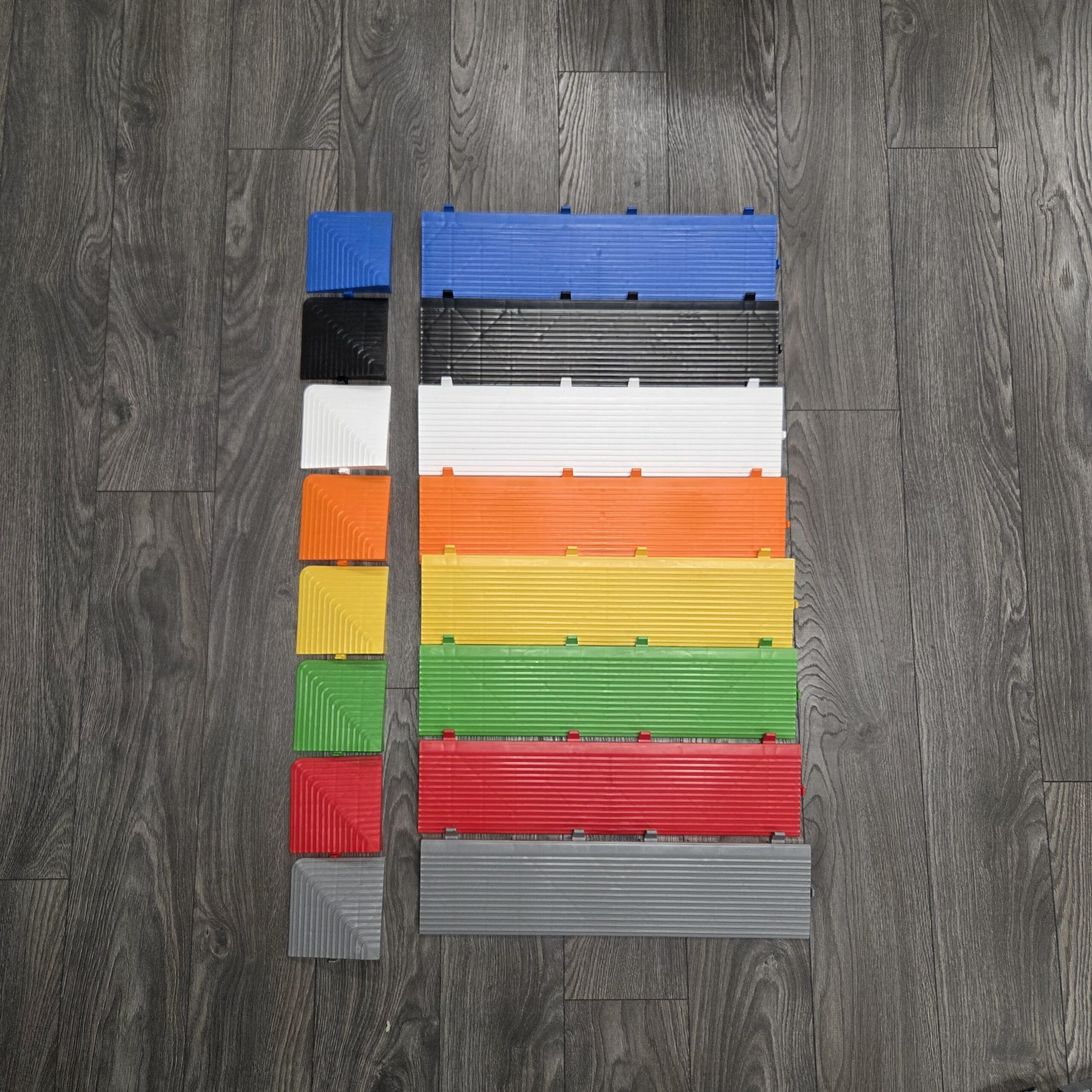 Plastic floor Evo-floor 0.5x0.5m, gray