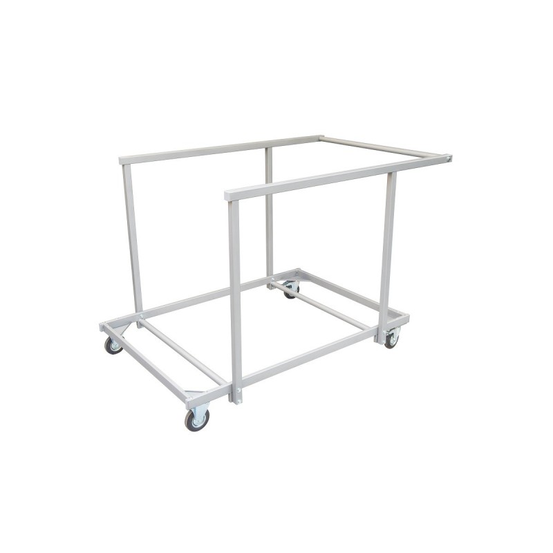 Wheeled trolley for tables