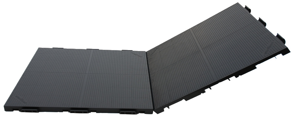 Plastic floor Evo-floor 0.5x0.5m, gray