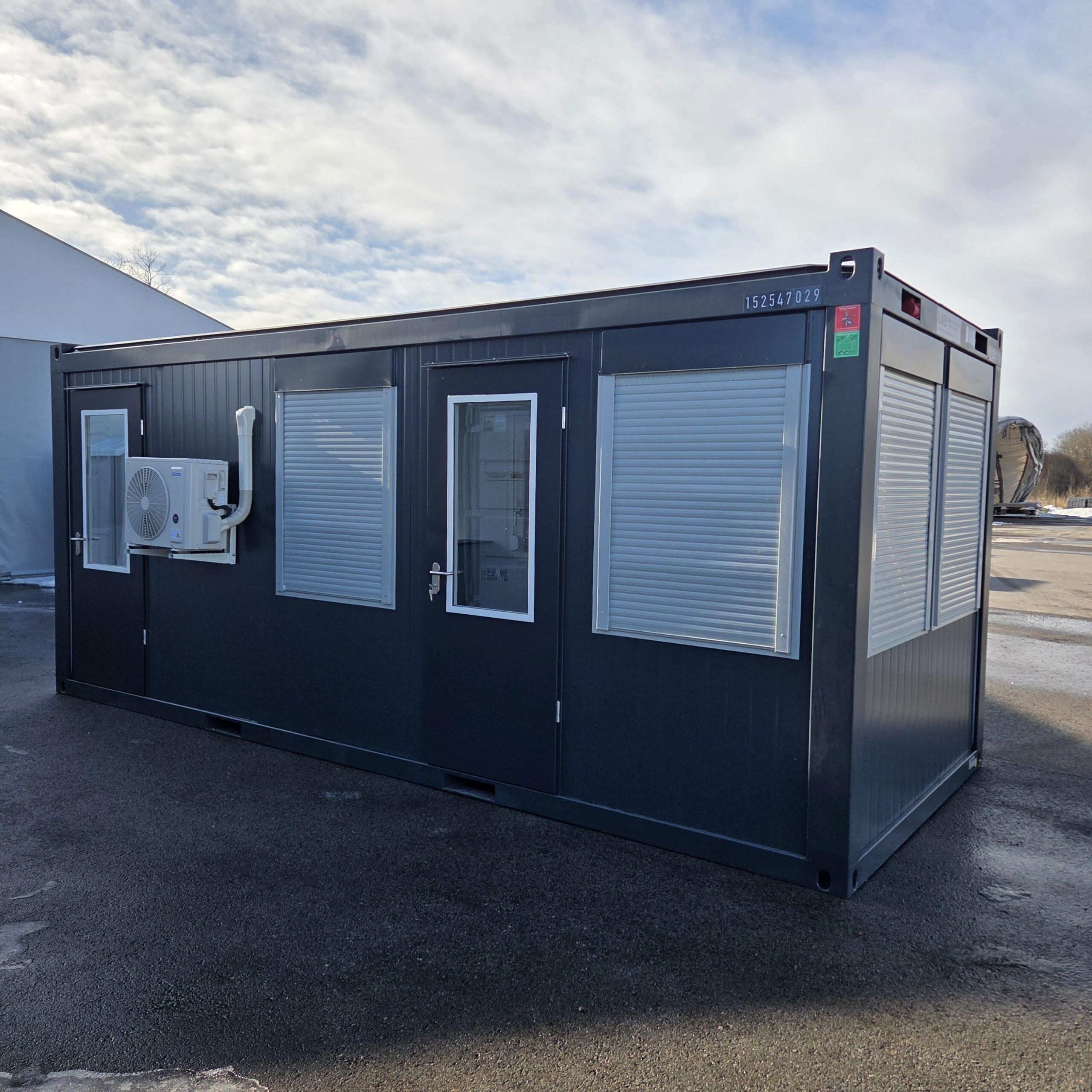 Containex стандартный PU-бытовка 2,4 x 6 м, офис – проходная