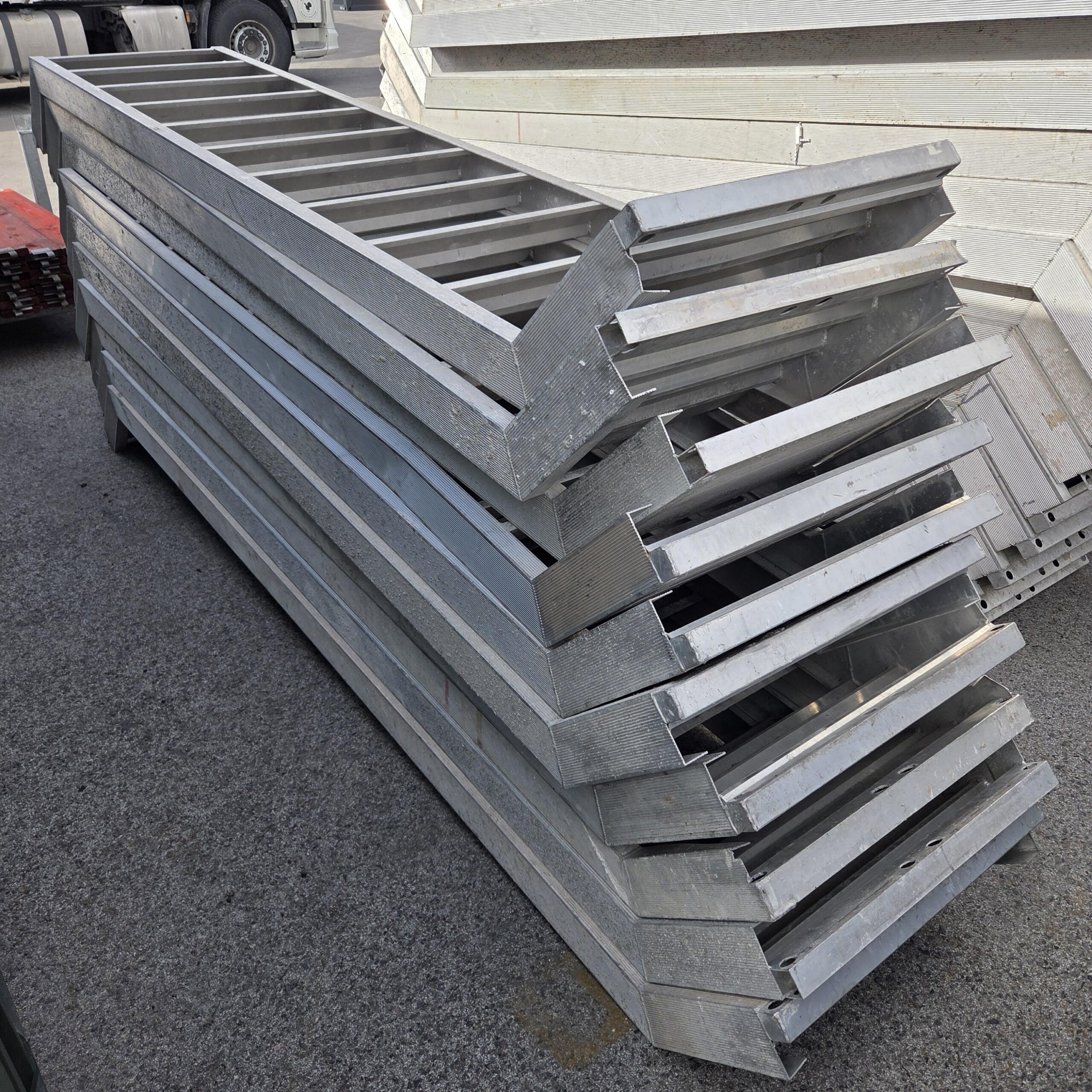 Plettac alumiiniumtrepp 0,70 x 250cm / kasutatud